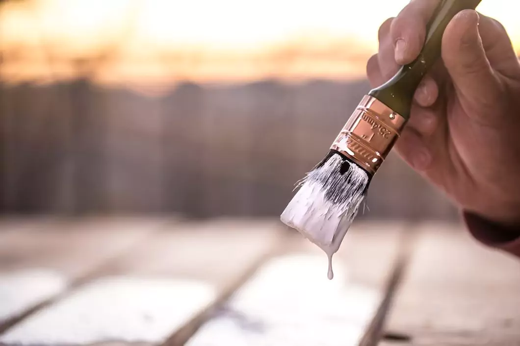 Metal Fence Painting